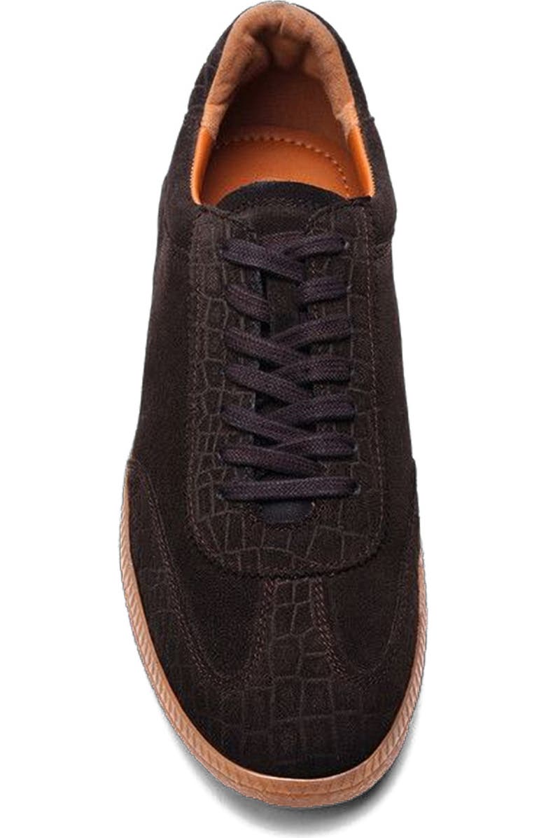 CARLOS SANTANA Crosby Sneaker, Alternate, color, Coffee Brown Suede