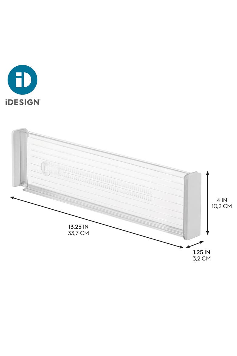 Plastic Adjustable Deep Drawer Dividers - Set of 8 - Clear, Alternate, color, Clear