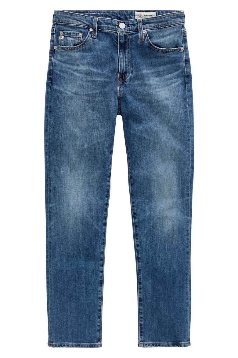 Mari Ankle Slim Straight Leg Jeans, Alternate, color, 15 YEARS PRAGUE