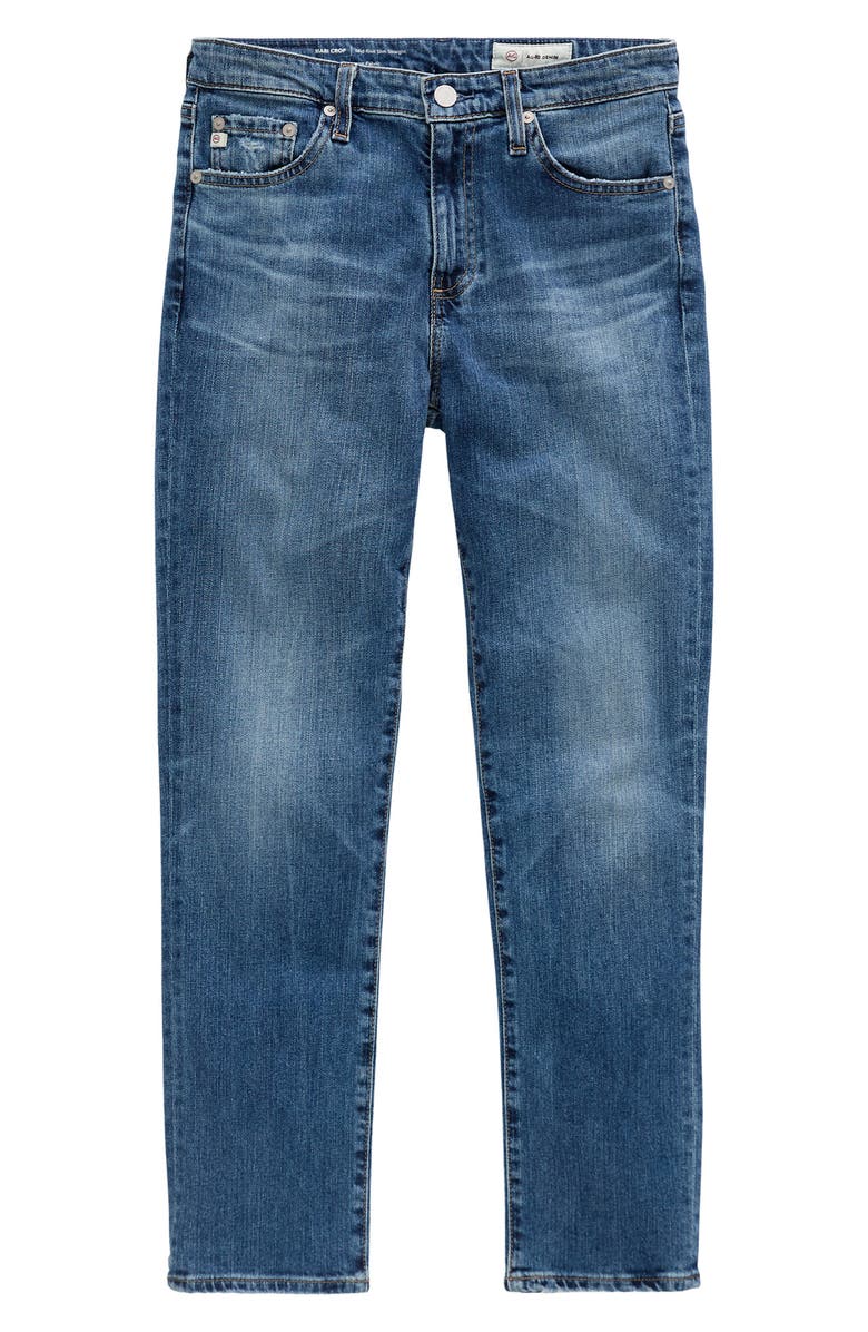 AG Mari Ankle Slim Straight Leg Jeans, Alternate, color, 15 Years Prague