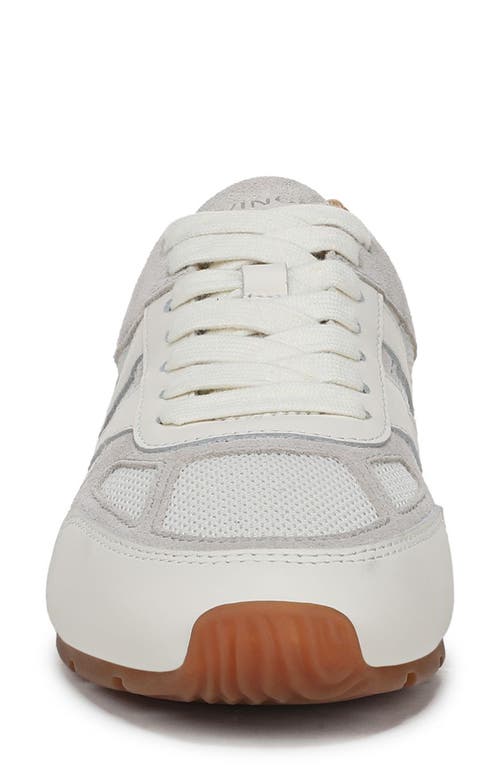 Vince Mojave Trainer Sneaker In Milk/horchata/black