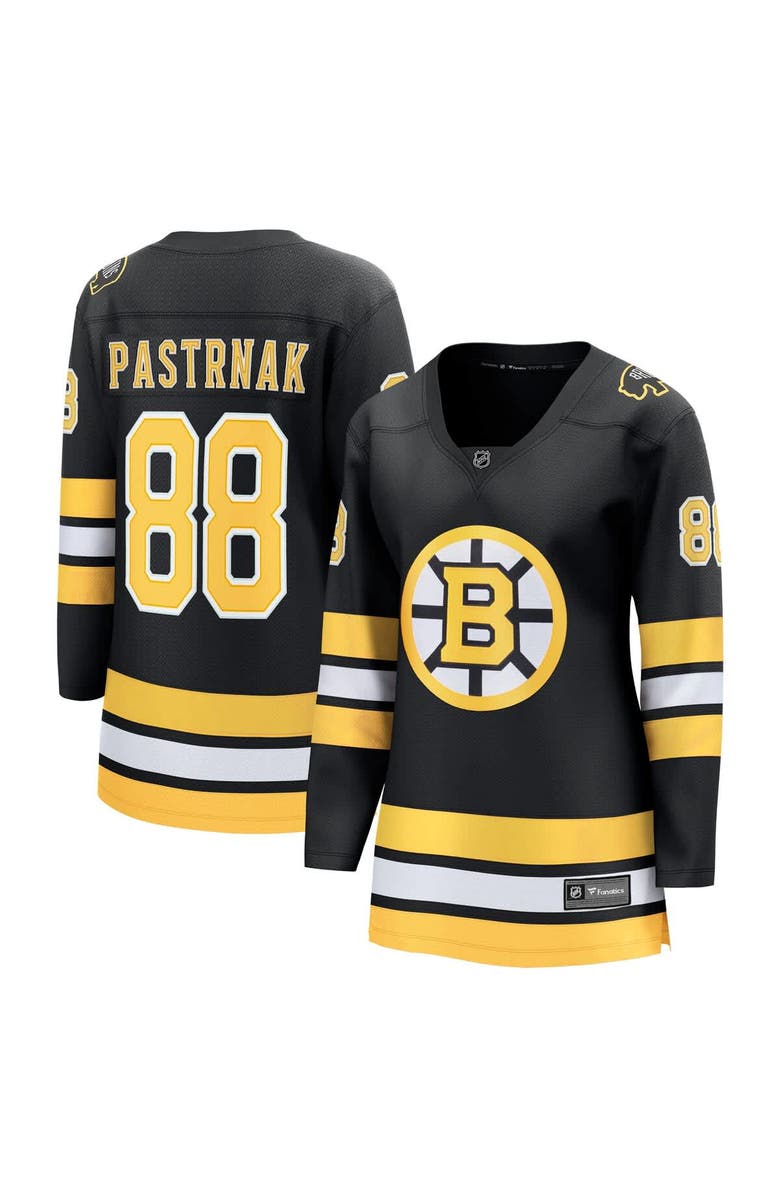 FANATICS Women
s Fanatics David Pastrnak Black Boston Bruins Home Breakaway Player Jersey, Alternate, color, Black