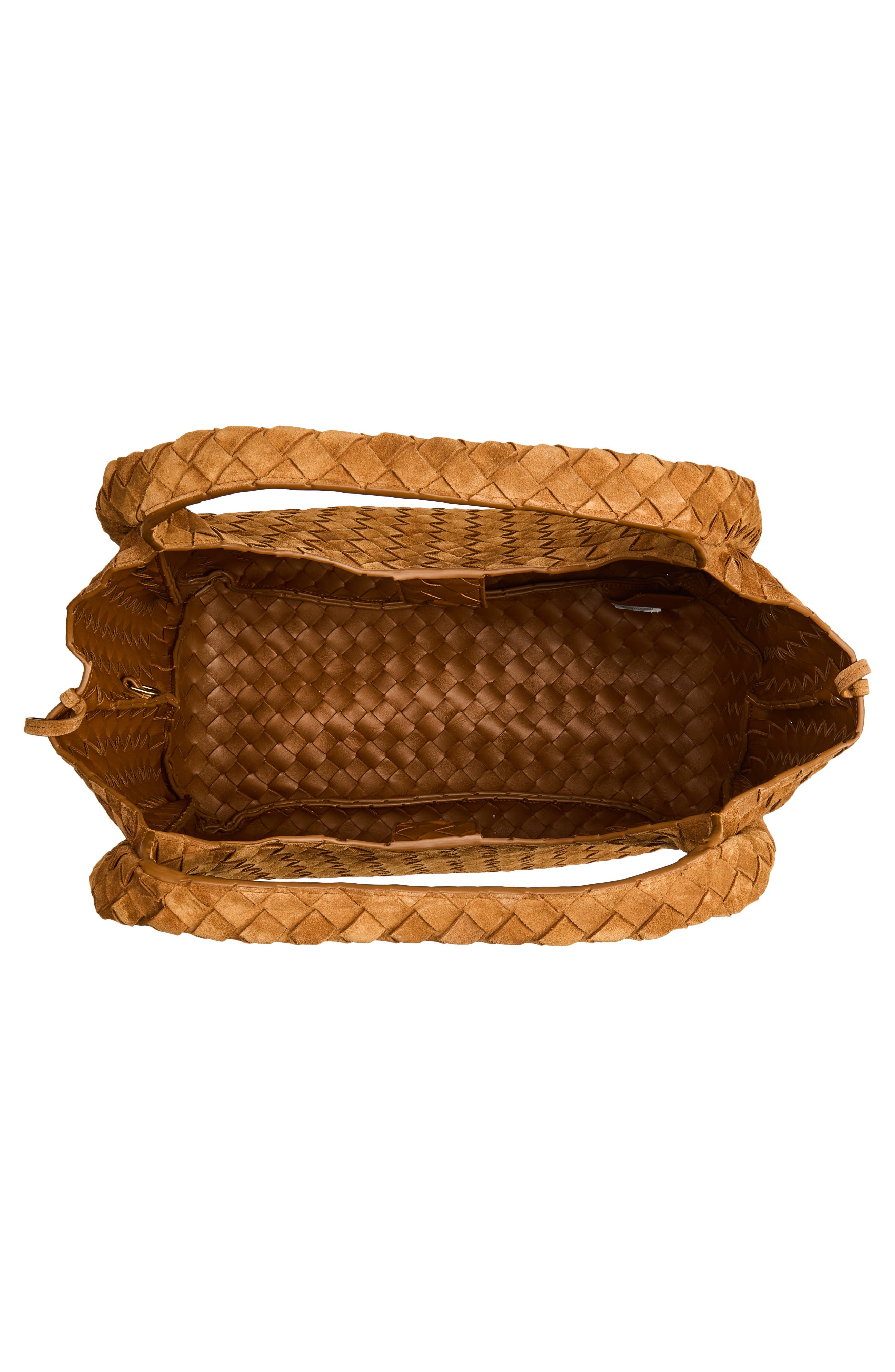 Bottega Veneta Large Campana Sue Shoulder Bag, Alternate, color, 2599 Amber-M Brass