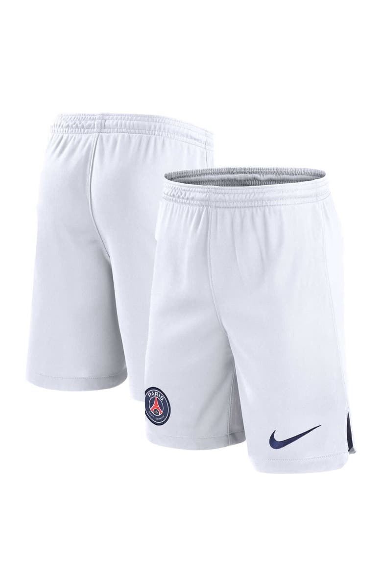 Nike Youth Nike White Paris Saint-Germain 2023/24 Away Stadium Performance Shorts, Main, color, White