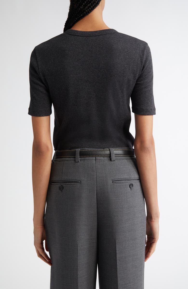 TOTEME Classic Rib T-Shirt, Alternate, color, 