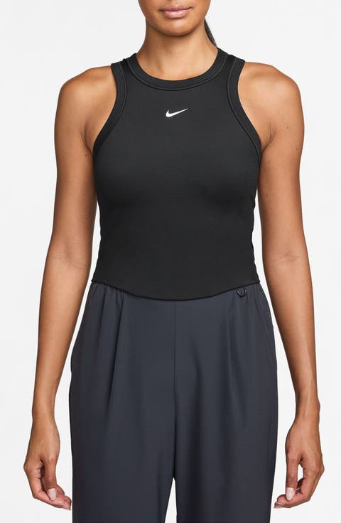 One Fitted Dri-FIT Cropped Tank Top
