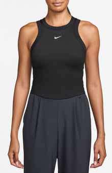 One Fitted Dri-FIT Cropped Tank Top