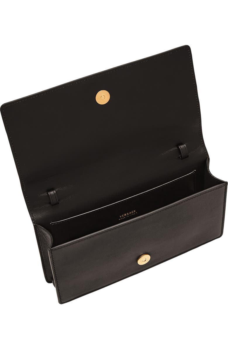 Versace Tribute Leather Shoulder Bag, Alternate, color,