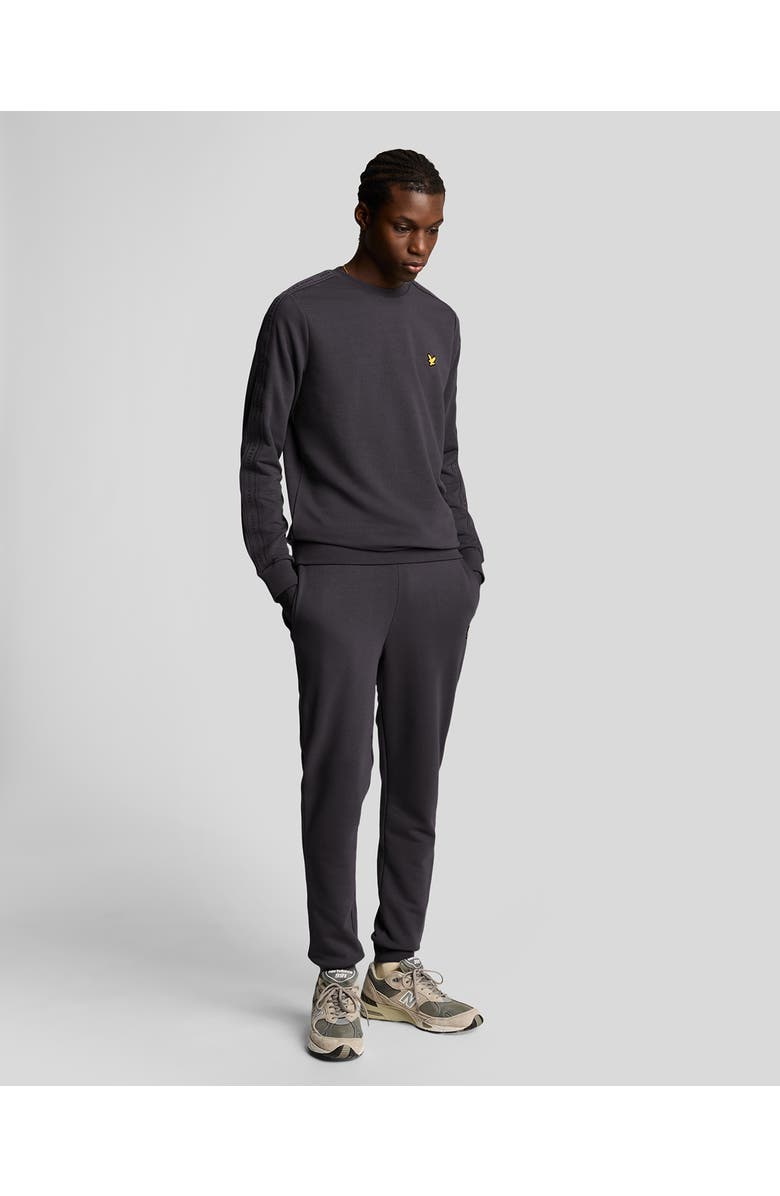 Lyle & Scott Tape Trackies, Main, color, Graphite