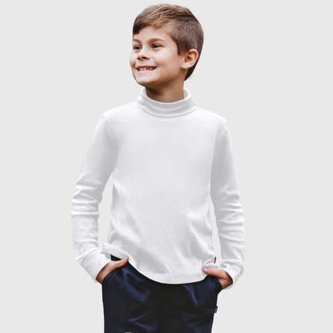 Boys and Girls Soft Cotton Turtleneck (Baby)