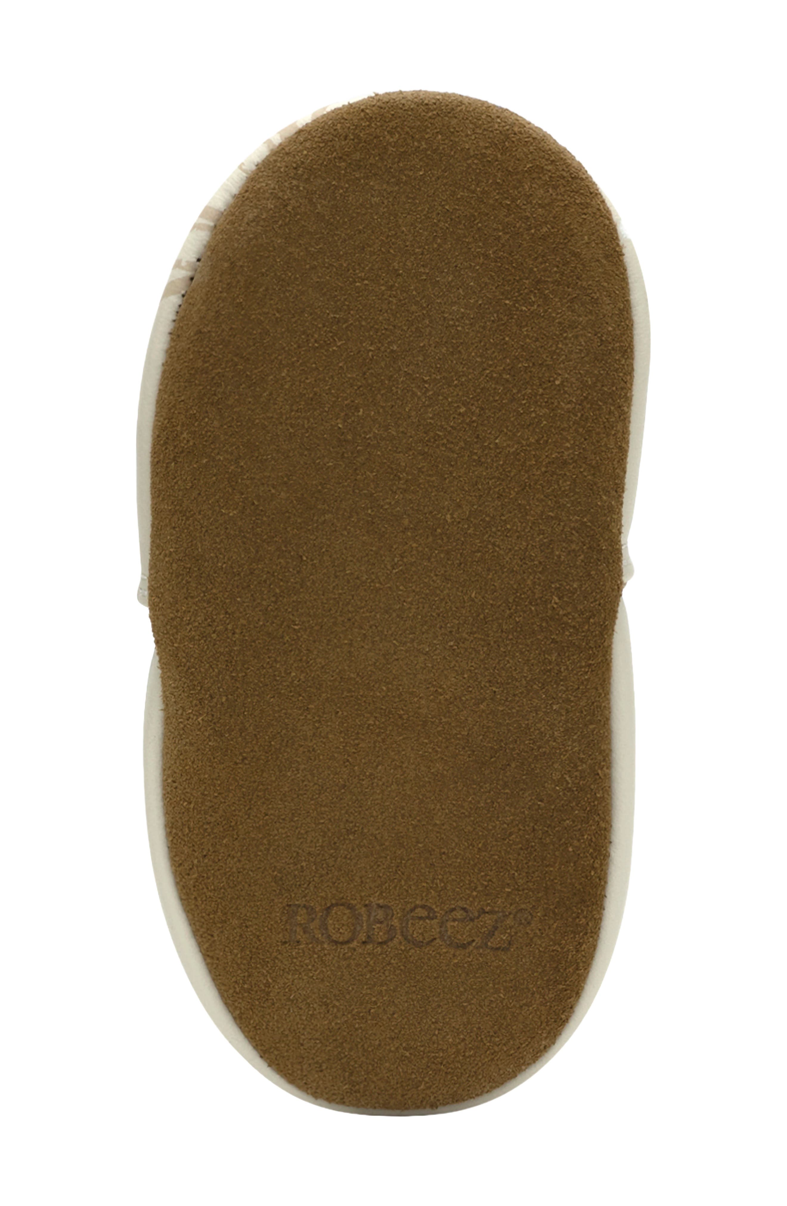 Robeez<sup>®</sup> Love Bugs Crib Shoe, Alternate, color, Taupe
