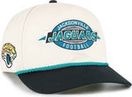 '47 Men's '47 Natural Jacksonville Jaguars Frame Out Two Tone Hitch Adjustable Hat