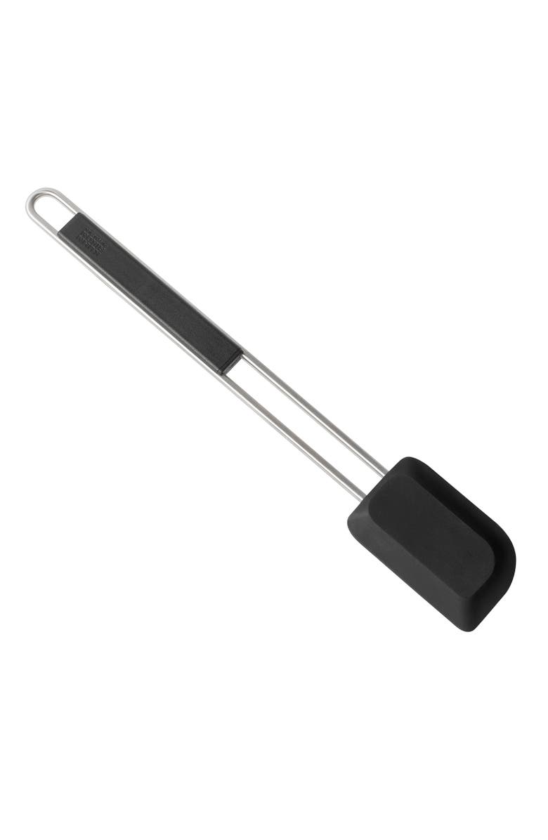 Kuhn Rikon Essential Scraper Spatula with Flexible Silicone Blade, Main, color, Black