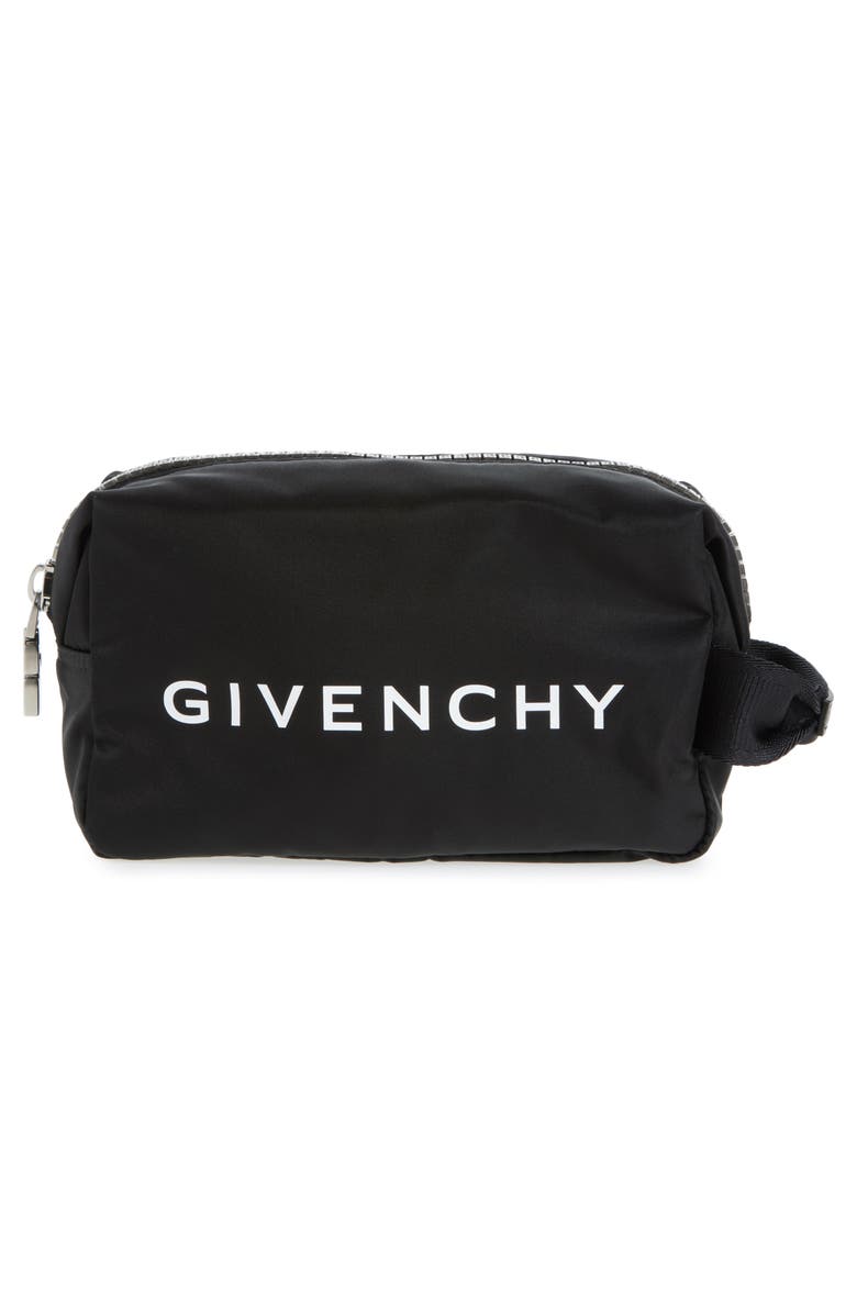 Givenchy G-Zip Dopp Kit, Main, color, Black