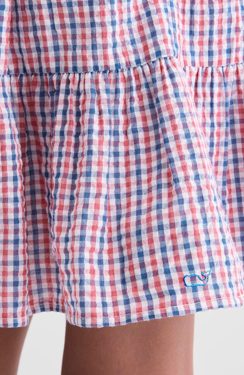 vineyard vines Kids' Ellen Smocked Seersucker Dress, Alternate, color,