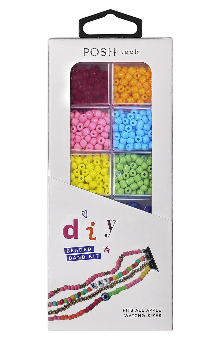 The Posh Tech DIY Beaded Apple Watch<sup>®</sup> Watchband, Main, color, 