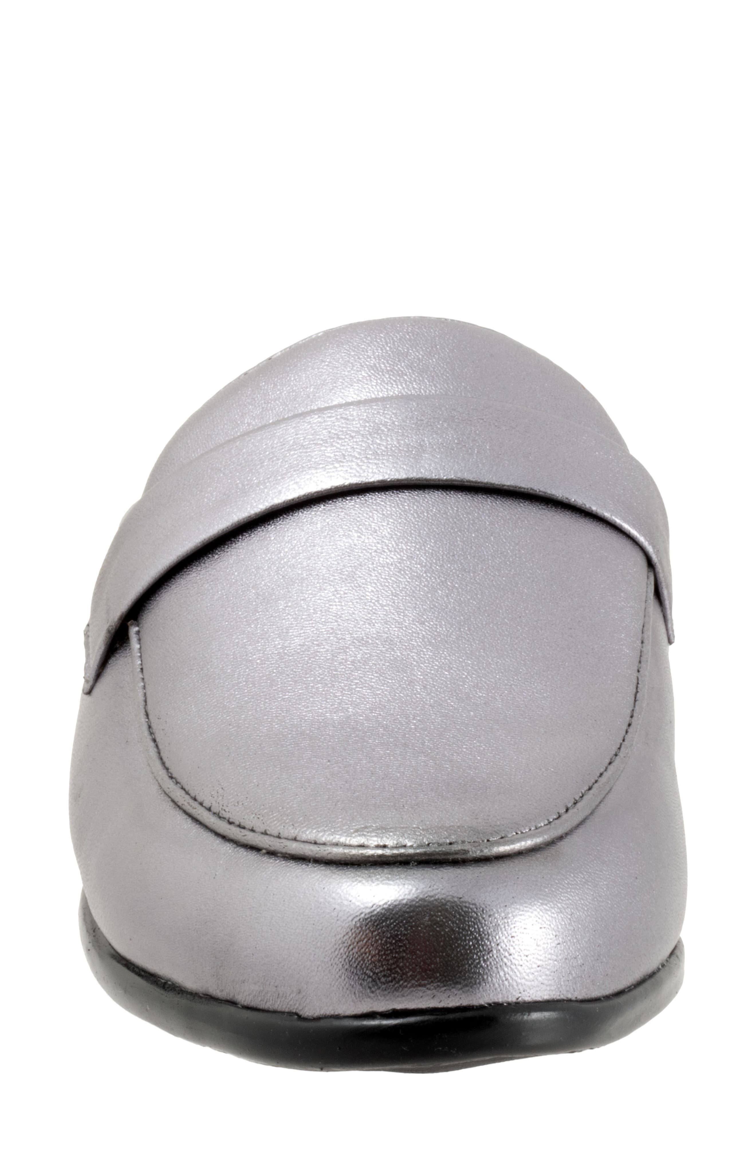 Trotters Lola Loafer Mule, Alternate, color, Pewter
