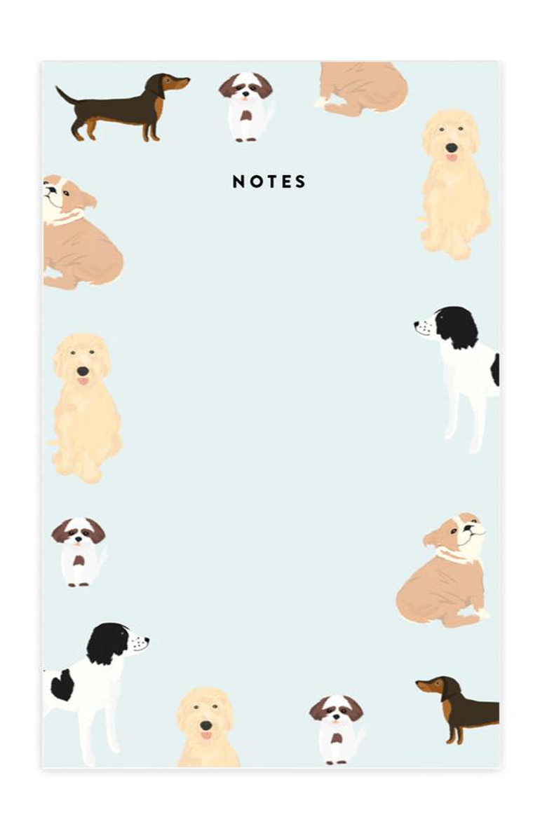 Joy Paper Co. Dog Notes Notepad, Main, color, Light Blue