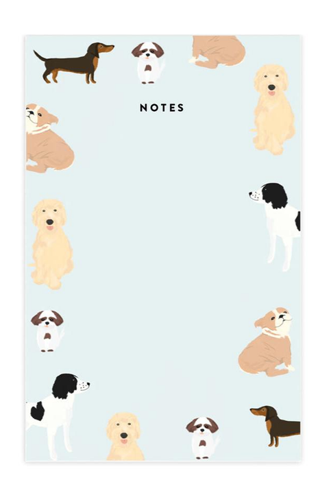 Dog Notes Notepad