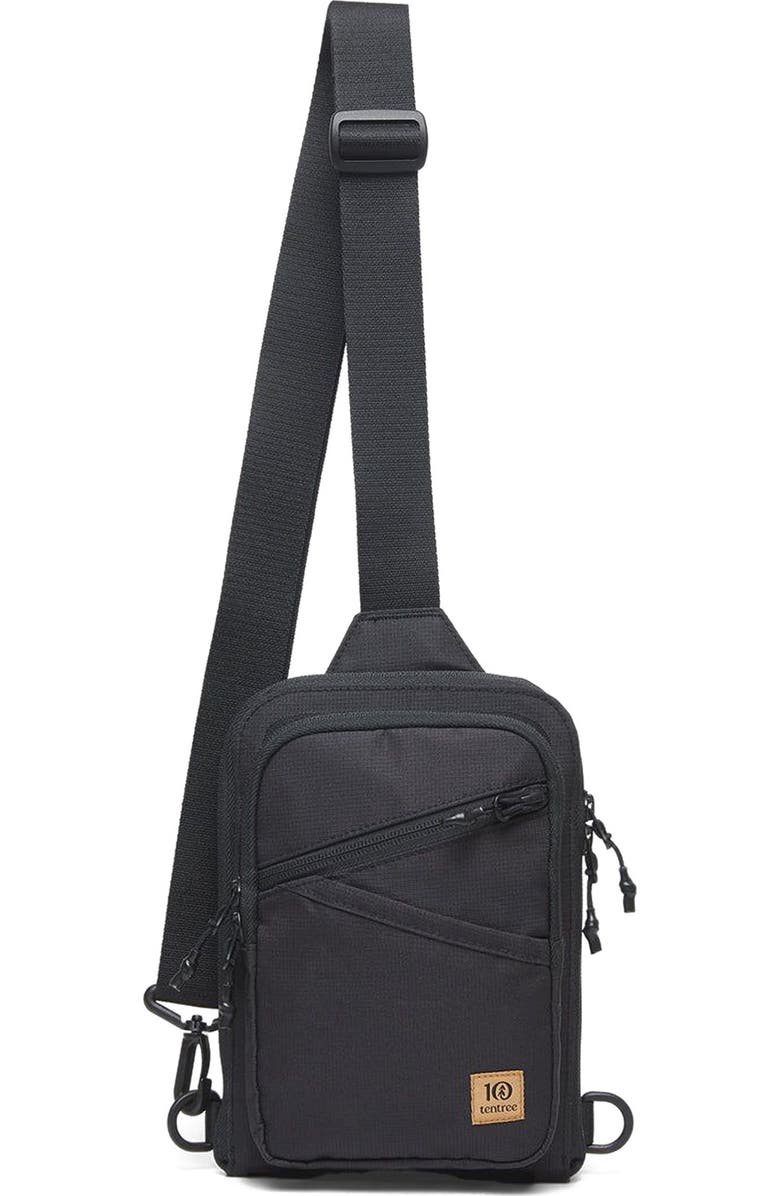 tentree Newport Sport Sling, Main, color, Meteorite Black