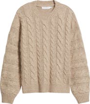All in Favor Oversize Cable Knit Sweater