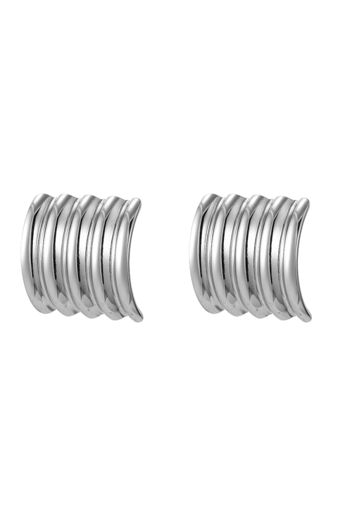 Dazzle Dream Tile Shaped Statement Earrings