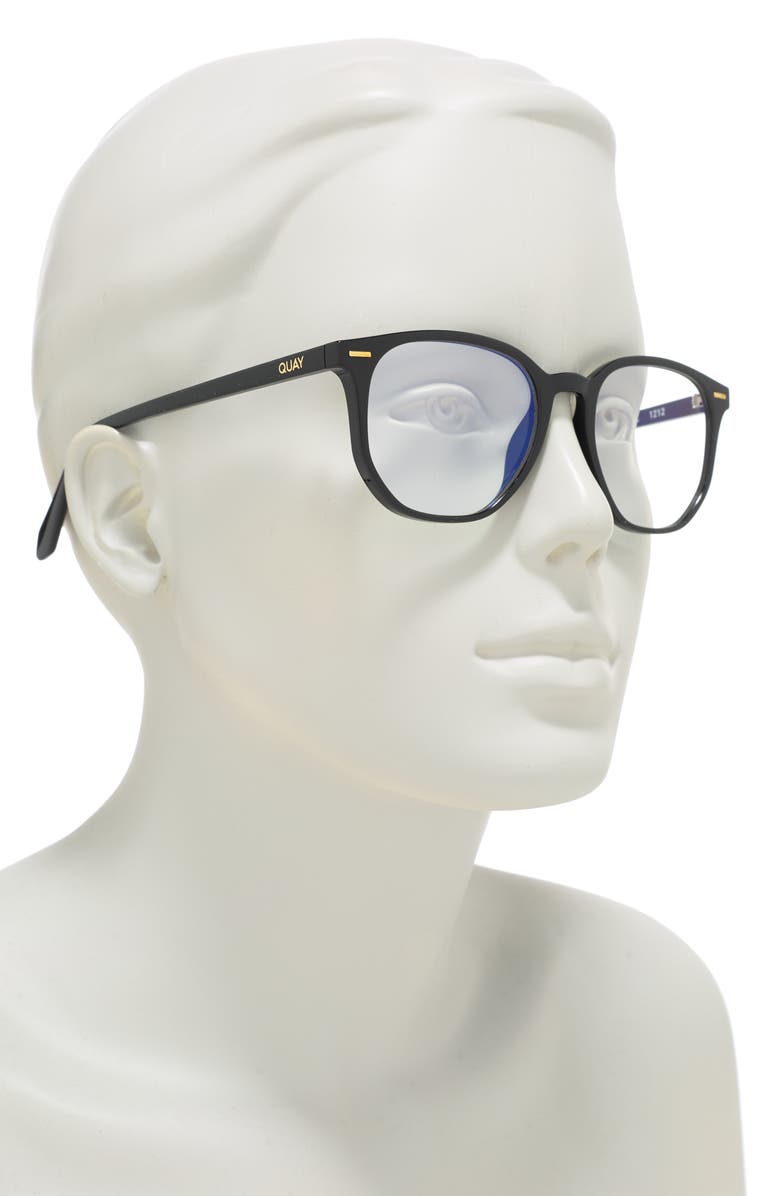 QUAY Australia CTRL 49mm Blue Light Blocking Optical Glasses, Alternate, color, 