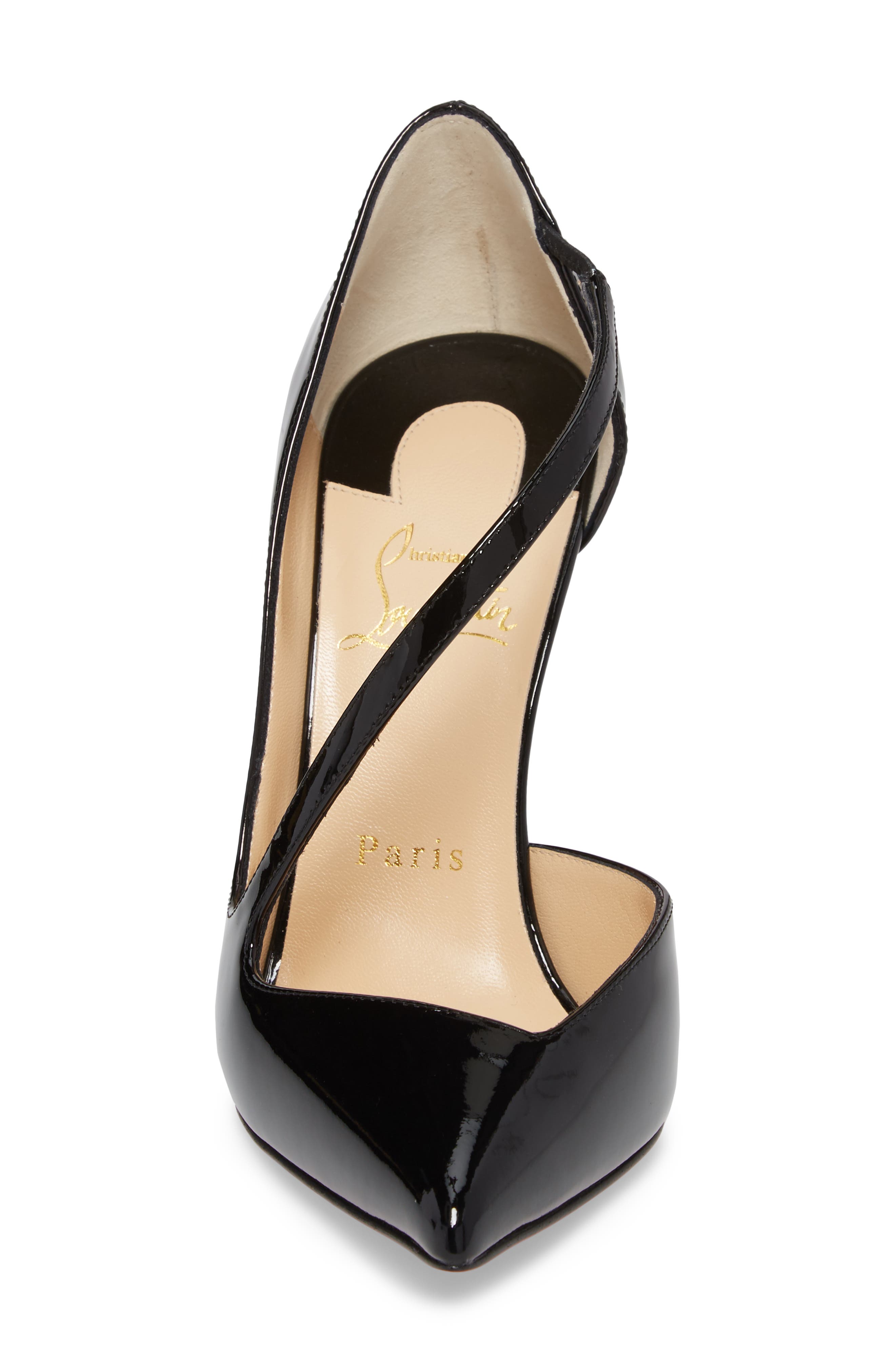 Christian Louboutin Strappy Half d'Orsay Pump, Alternate, color, 
