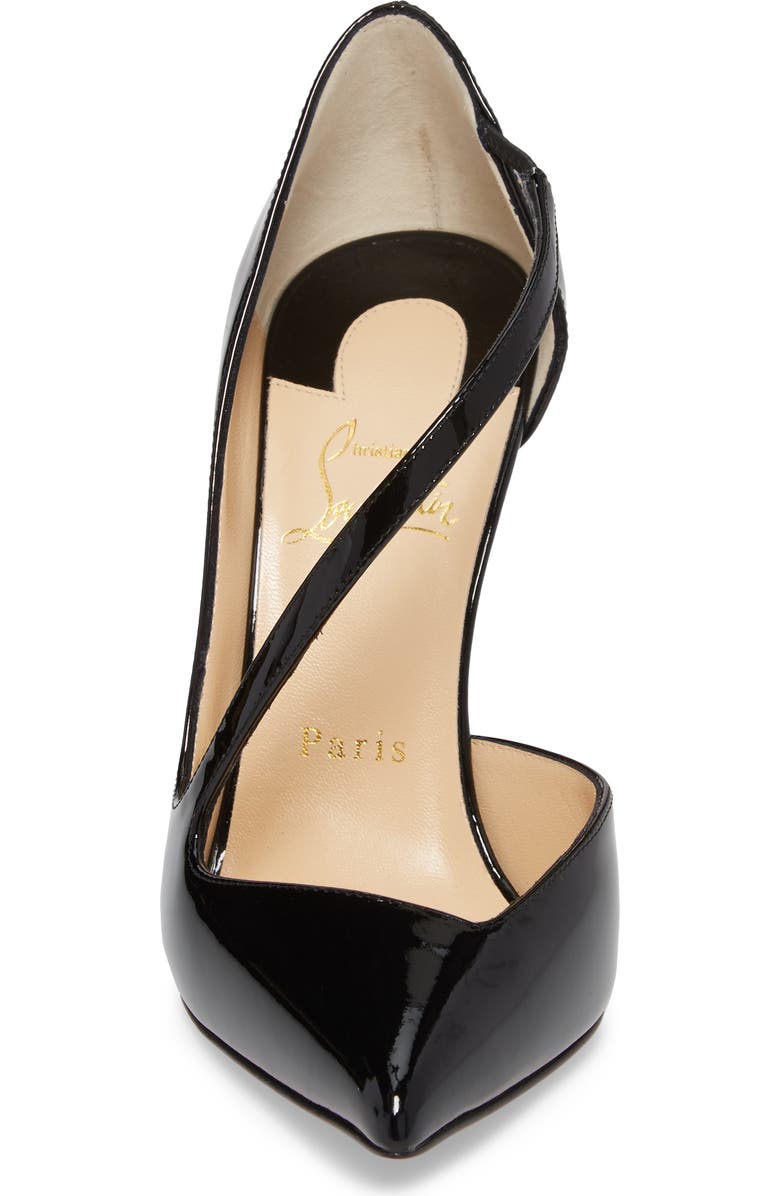 Christian Louboutin Strappy Half d'Orsay Pump, Alternate, color,