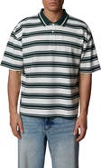 Good For Nothing Boxy Fit Striped Polo