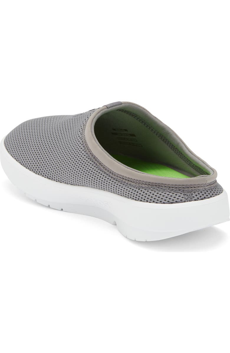 Oofos OOcoozie Sport Mule, Alternate, color, White/ Slate