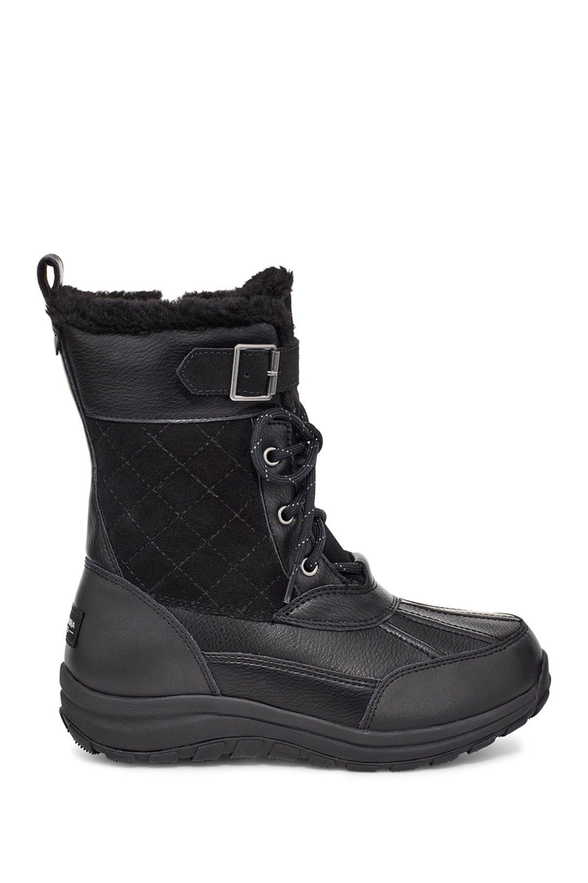 Koolaburra by UGG<sup>®</sup> Koolaburra by Ugg Imree Faux Fur Lined Waterproof Moto Boot, Alternate, color, 