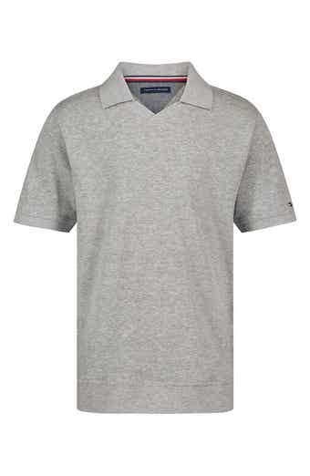 Kids' Rib Knit Johnny Collar Polo
