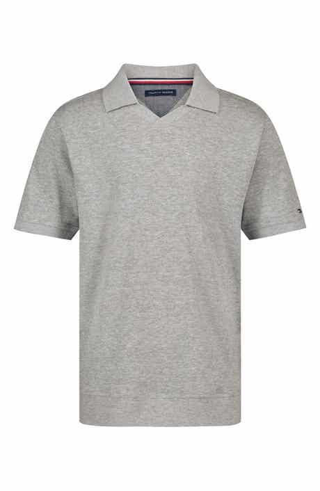 Kids' Rib Knit Johnny Collar Polo