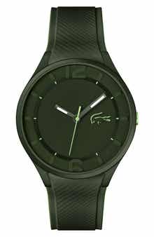 Lacoste Ollie Silicone Strap Watch, 44mm
