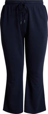 Caslon® Drawstring Terry Flare Pants