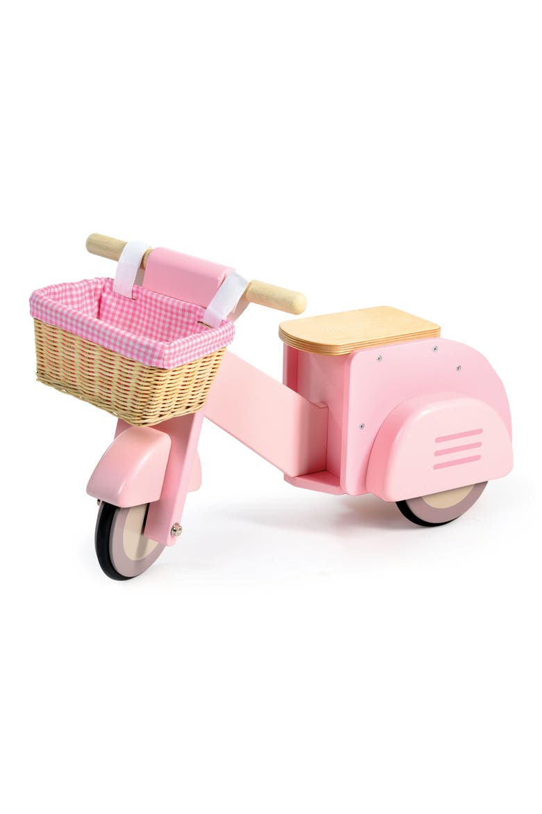 Scooter with Basket, Main, color, PINK MULTI