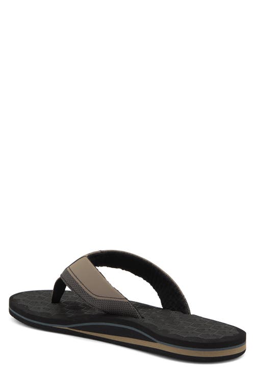 Reef The Ripper Flip Flop In Black/tan