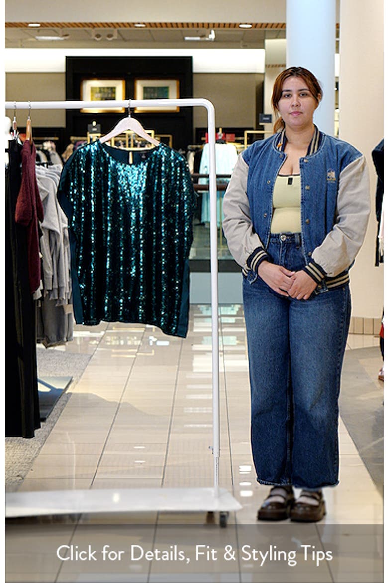 Sequin Cap Sleeve Top video
