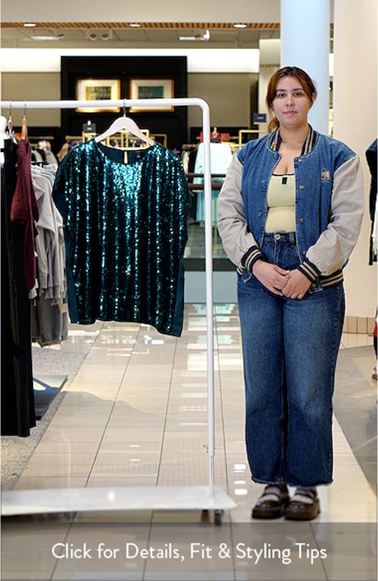 Sequin Cap Sleeve Top, sales video thumbnail