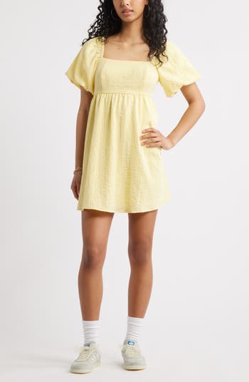 Puff Sleeve Minidress