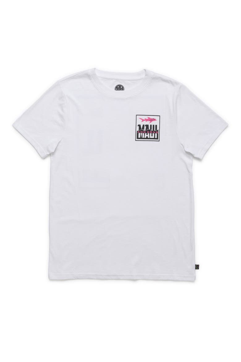 Fish out of Water Graphic T-Shirt, Main, color, WHITE