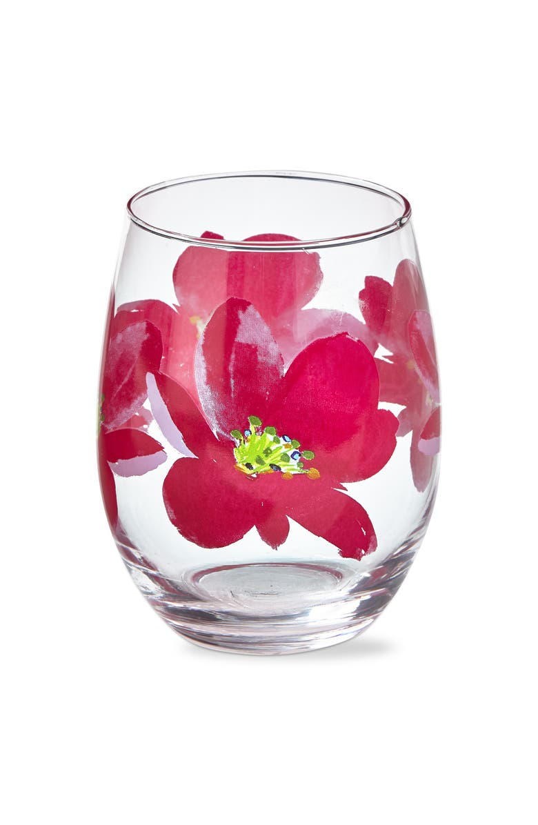 tag Springtime Pink Stemless Wine Glass for Summer Gatherings, Main, color, Pink