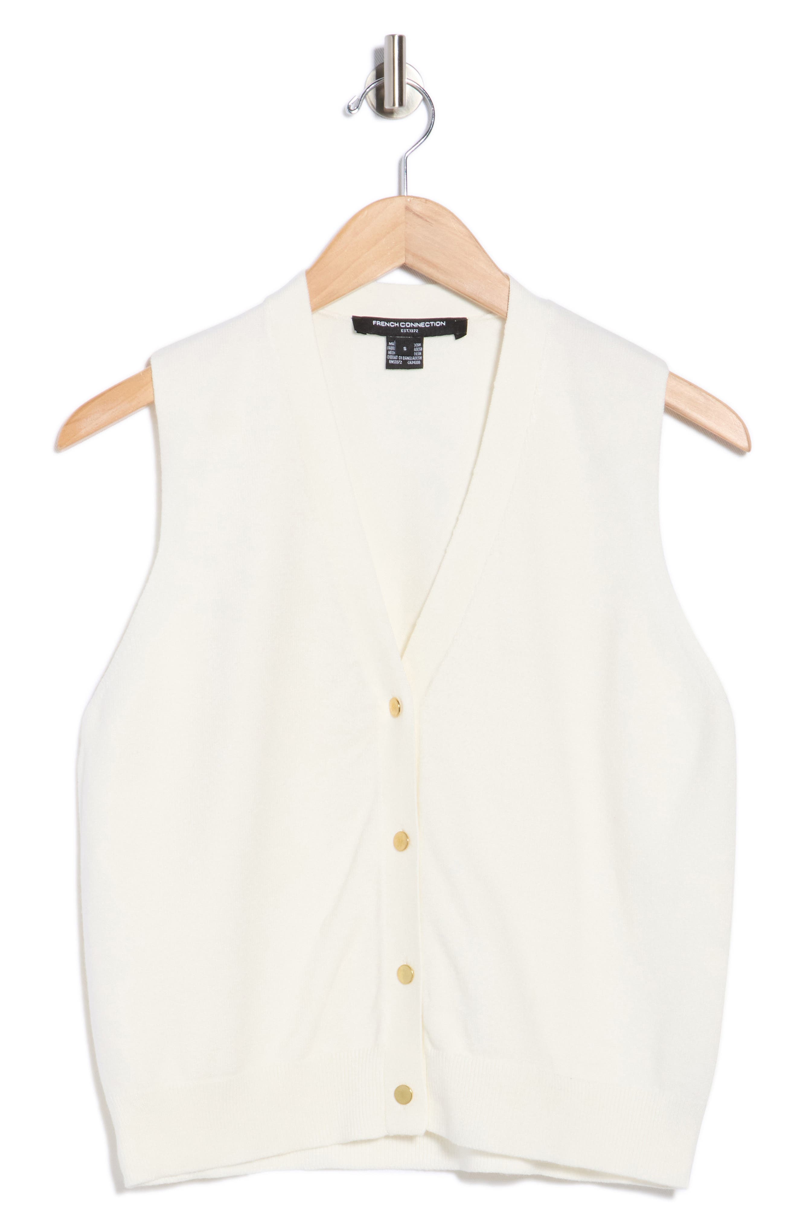 French Connection Cozy Sleeveless Cardigan