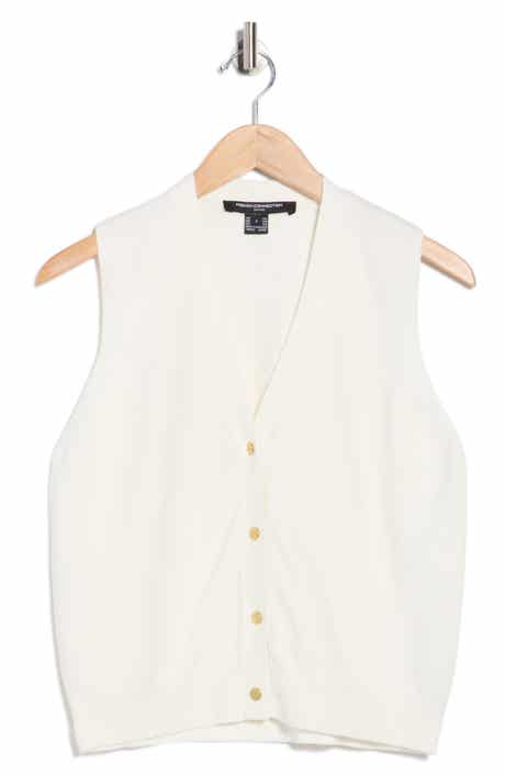 French Connection Cozy Sleeveless Cardigan