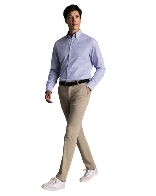 Charles Tyrwhitt Slim Fit Lightweight Chinos In Brown