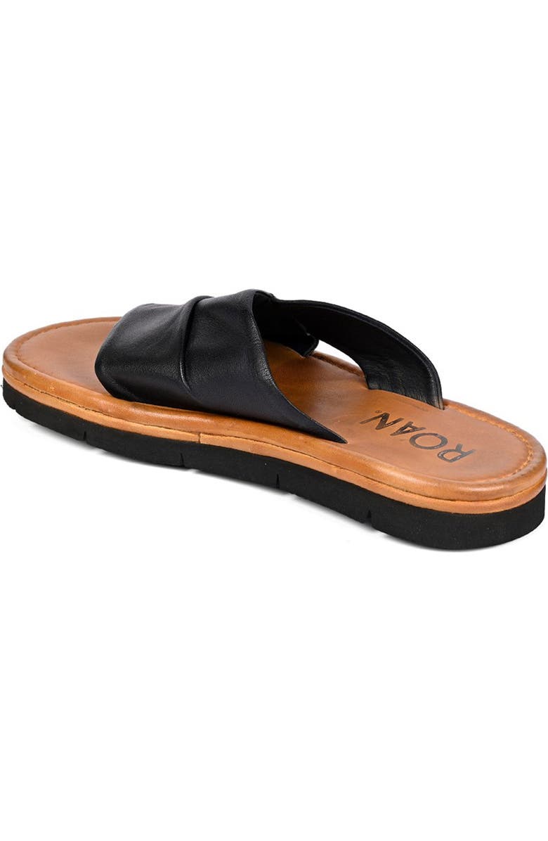 ROAN Nosy Sandal, Alternate, color, Black Distressed