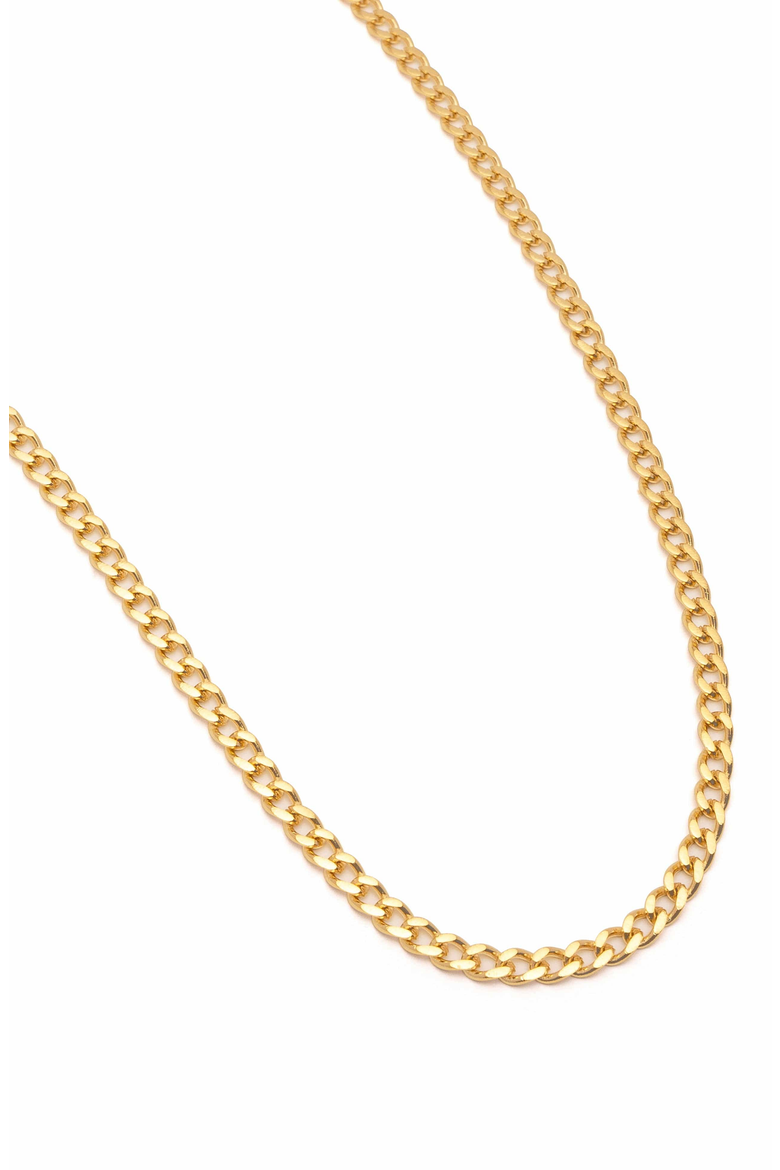 Cuban Link Chain Necklace, Main, color, Gold