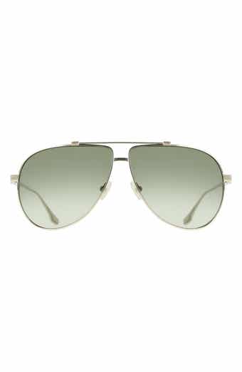 Victoria Beckham 63mm Buckle Aviator Sunglasses