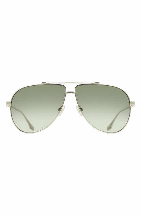 Victoria Beckham 63mm Buckle Aviator Sunglasses